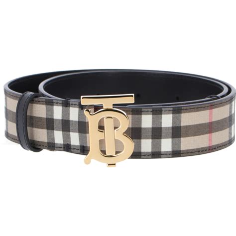 cintura burberry donna prezzo|Cintura in pelle con fibbia a forma di B e catena (Nero) .